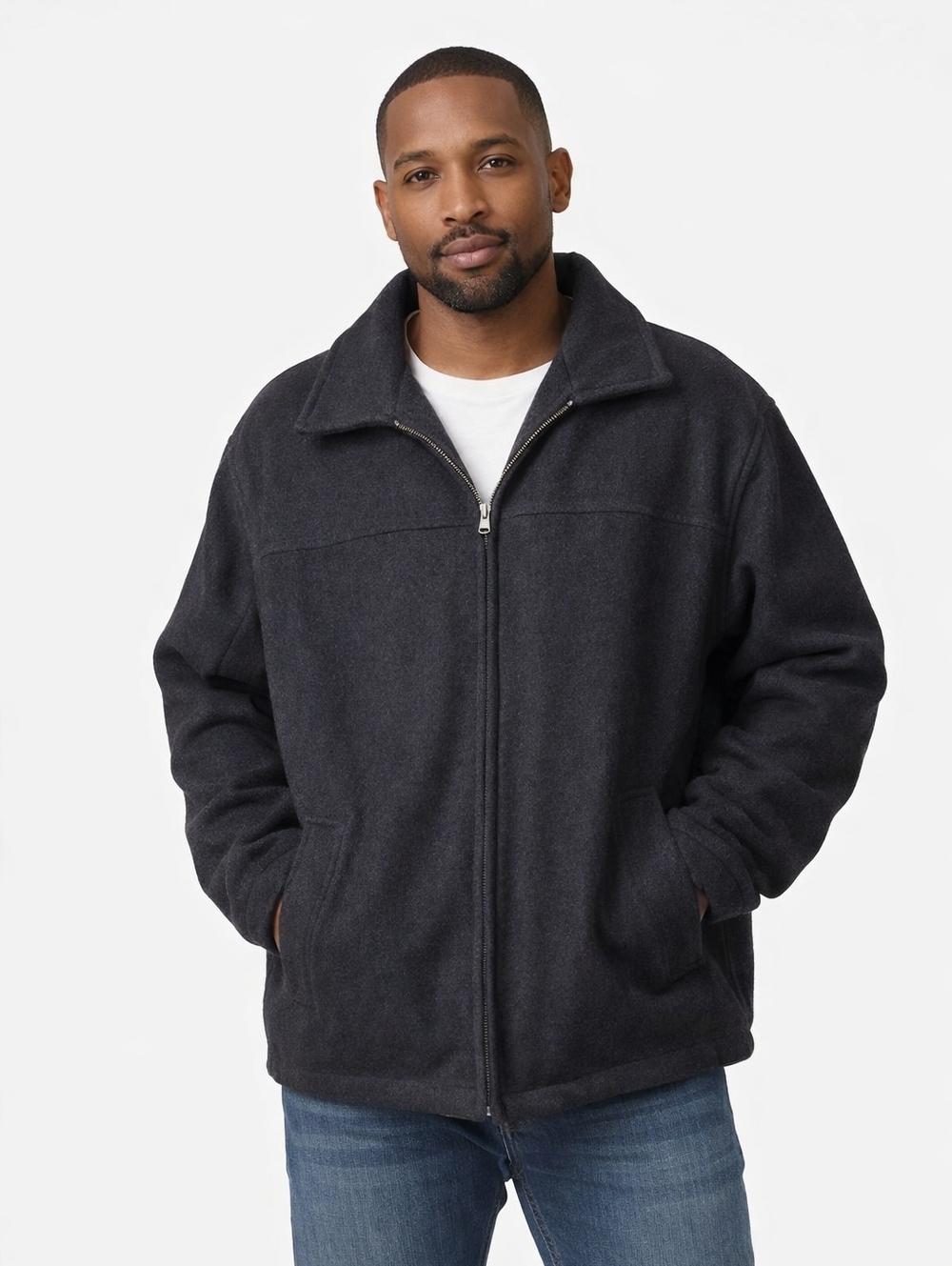 Gap Men's Size XL ♻️ Recycled Wool Blend Jacket